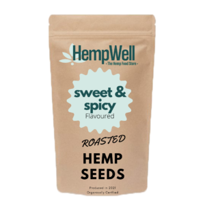 sweet & spicy roasted hemp seeds